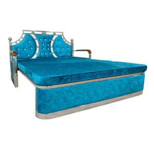 wooden bed