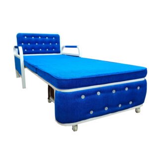 blue sofa cum bed