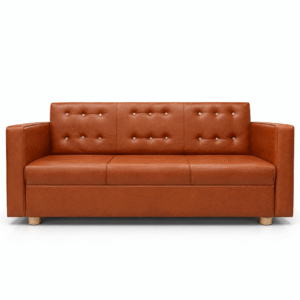 MSK REXORA™ Premium 3-Seater Rexine Sofa।