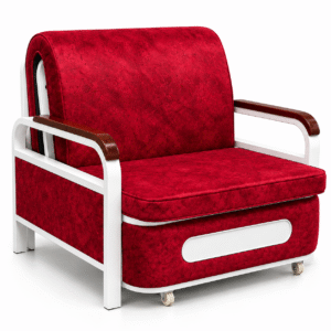 MSK RUBIVEL™ 3-in-1 Velvet Sofa Cum Bed