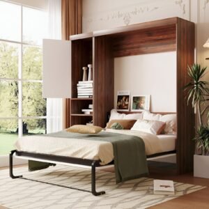 Murphy Bed with Storage Shelves