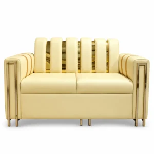 MSK LUXORA™ Premium 2-Seater Rexine Sofa