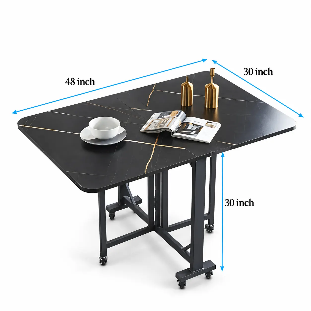 MSK FOLDORA™ 48″ Space-Saving Folding Dining Table - Image 4