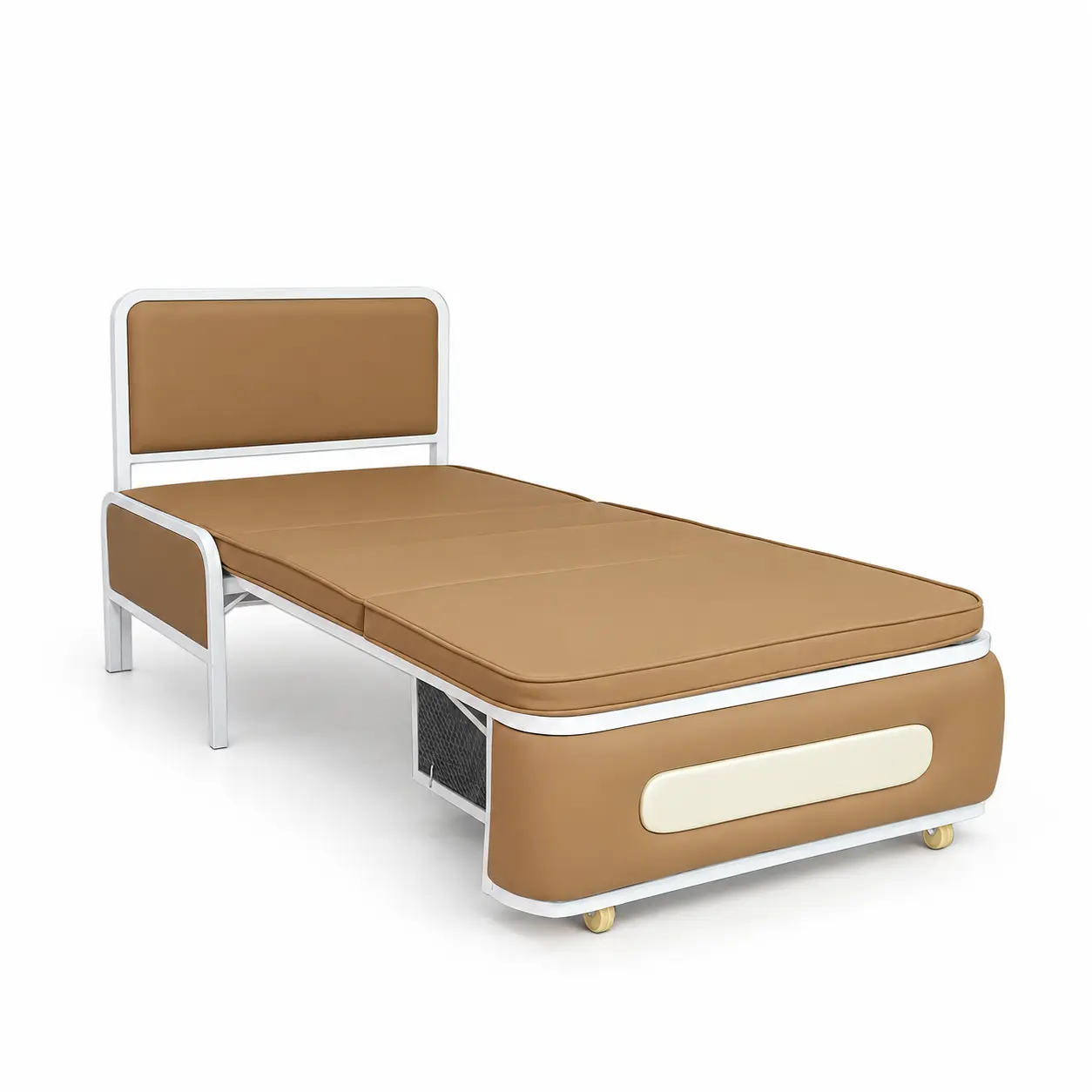 MSK AURORA™ Leather Sofa Cum Bed with Storage | MSK Furniture - Image 3