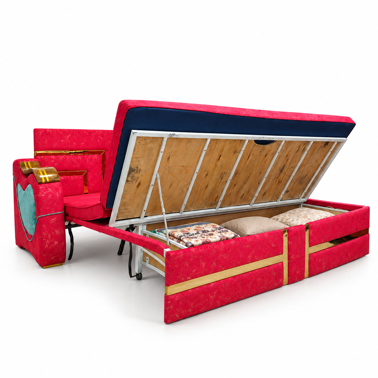 MSK MAJESTA™ Premium Double Sofa Cum Bed with Storage - Image 4