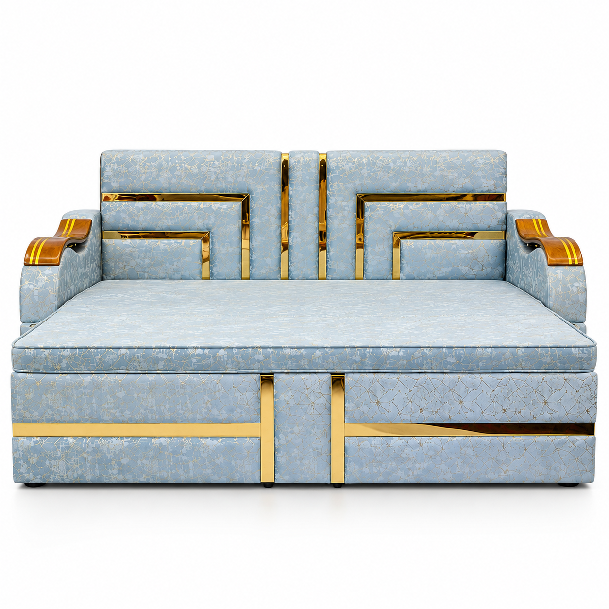 MSK MAJESTA™ Premium Double Sofa Cum Bed with Storage