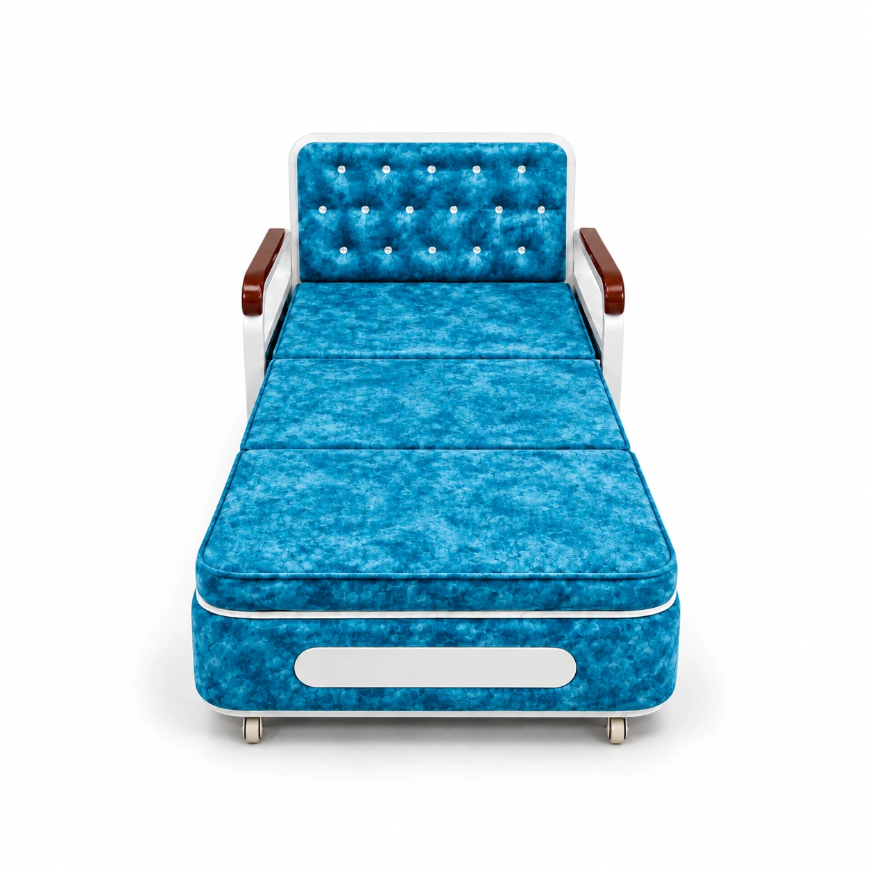 MSK RUBIVEL™ 3-in-1 Velvet Sofa Cum Bed - Image 5