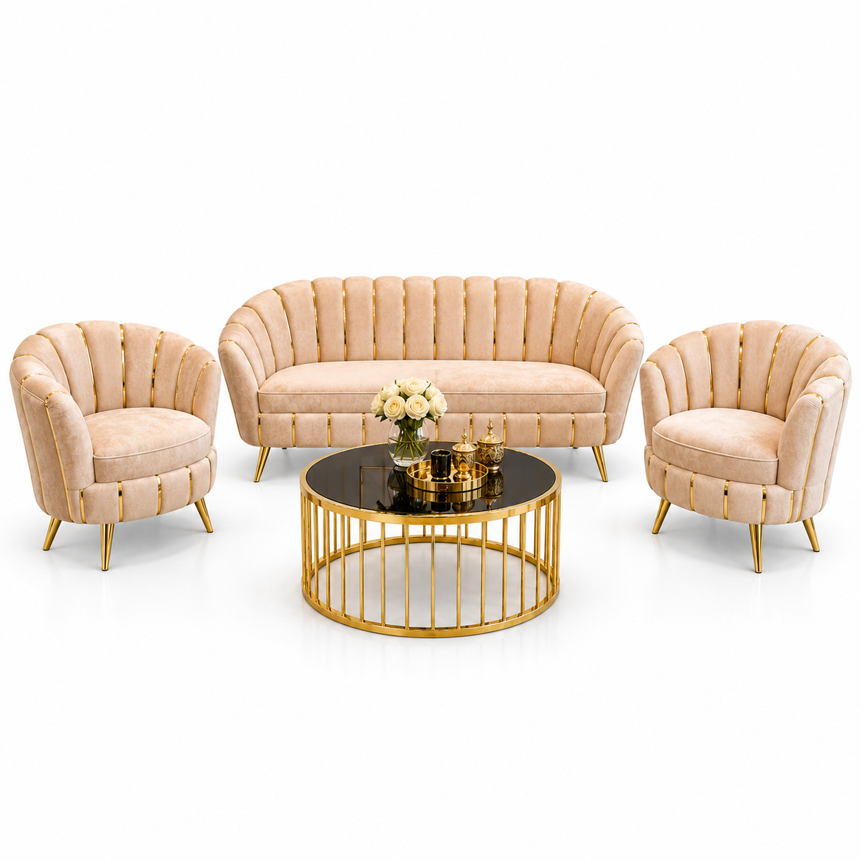 MSK ROYELLA™ Premium Velvet Accent Sofa