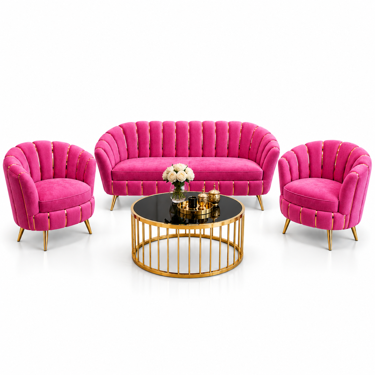 MSK ROYELLA™ Premium Velvet Accent Sofa - Image 4