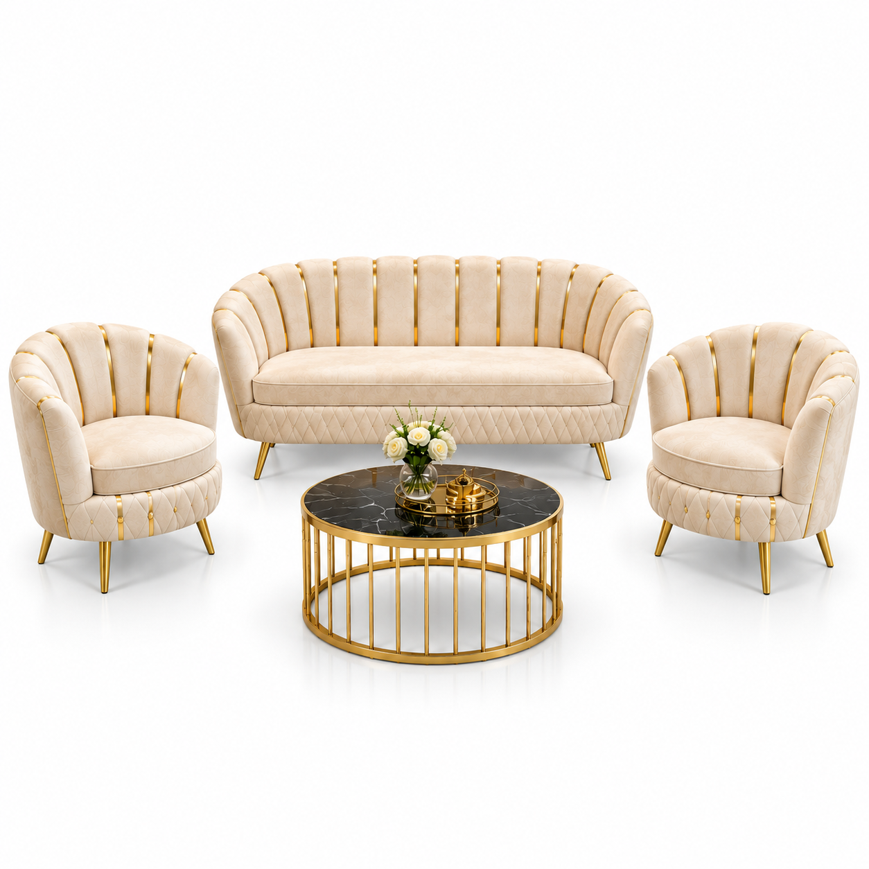 MSK ROYELLA™ Premium Velvet Accent Sofa - Image 3