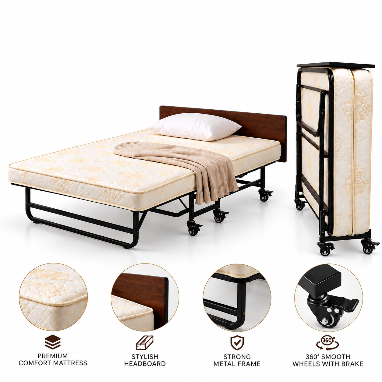 MSK FOLDREAM™ Classic Folding Bed